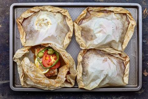 Baked Fish En Papillote Mediterranean Style Tutorial The