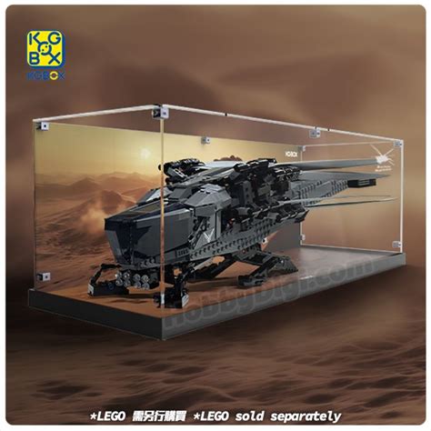 KGBOX Display Box LEGO 10327 Icons Dune Atreides Royal Ornithopter