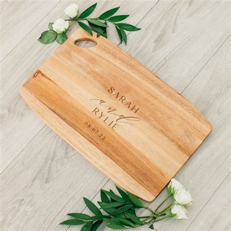 Rectangular Cutting Board Modern Couple Tumble Chicks