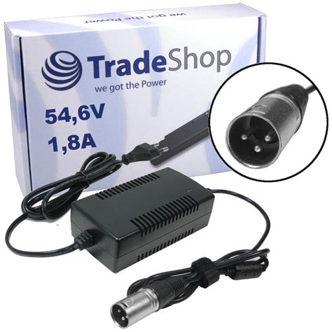 Pedelec E Bike Ladegerät Netzteil Adapter für 48V Akkus 3pin XLR 54 6V