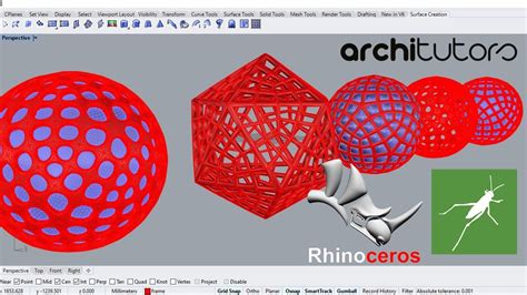 Geodesic Spheres In Grasshopper In Rhino Weaverbird Architutors Youtube