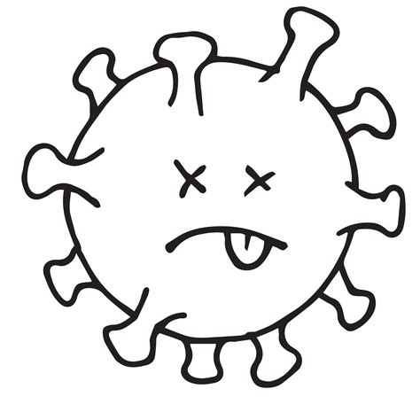 Dibujo De Ilustraci N Vectorial De Stock En Estilo Garabato Virus