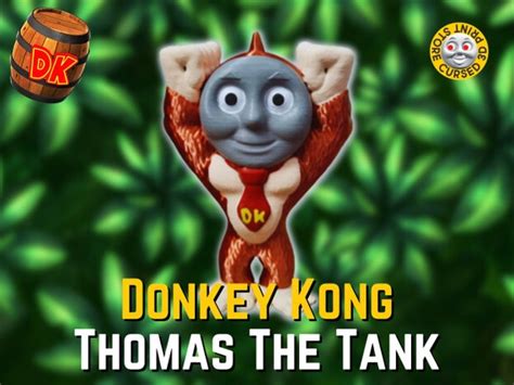 Donkey Tom 3d Printed Cursed 3d Prints Donkey Kong Etsy Canada