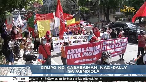 Grupo Ng Kababaihan Nag Rally Sa Mendiola YouTube