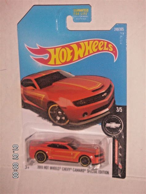 Hot Wheels 2017 2013 Hot Wheels Chevy Camaro Special Edition 50th Anniversary Ebay