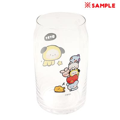 Buy Line Friends Bt Rj Minini Classic Design Large Shaped Glass Cup