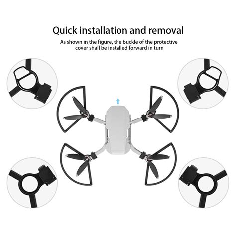 X Blade Guards Prop Propeller Protectors Attachment For Dji Mavic Mini