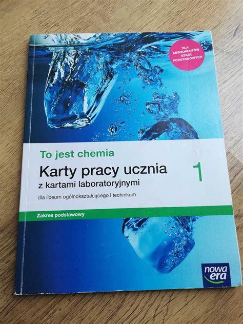 Karty pracy ucznia z kartami laboratoryjnymi To jest chemia 1 Poznań