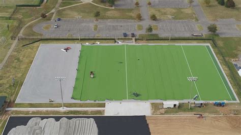 Siegel Soccer Complex Field Transitions From Natural To Turf Youtube