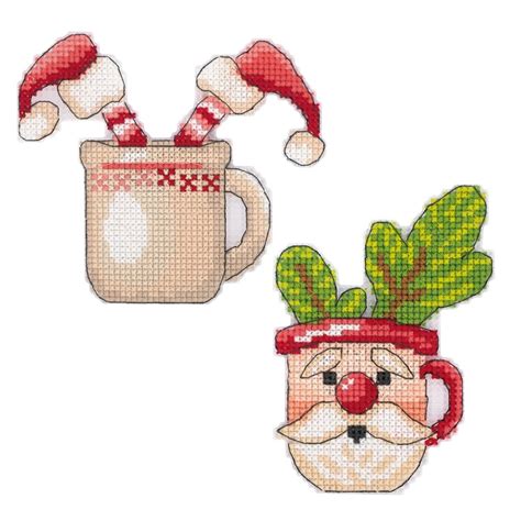 Christmas Mugs Cross Stitch Kit Code Klart Buy Online On