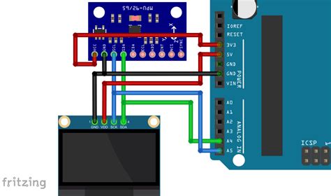 Tutorial MPU9250 Arduino To OLED U8g2 Library