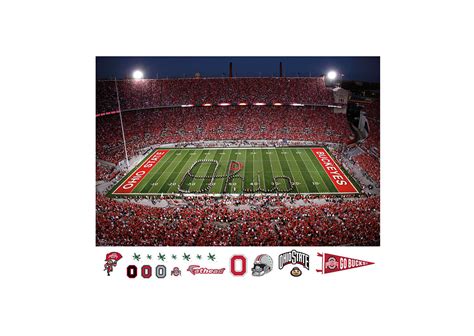 Ohio State - Marching Band Script Ohio Mural Wall Decal | Shop Fathead ...