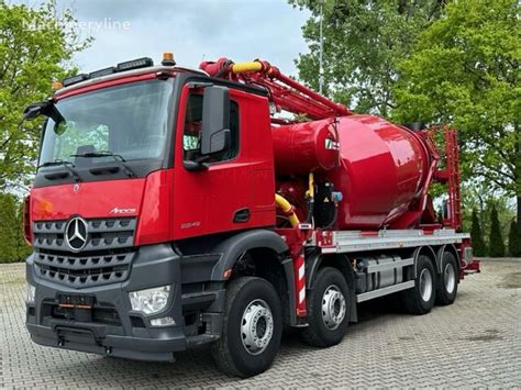 Pompa Do Betonu Schwing FBP 26 100 Na Podwoziu Mercedes Benz AROCS 3243