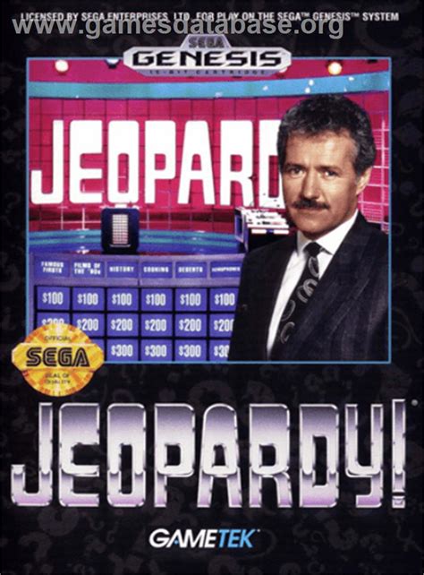 Play Jeopardy For Sega Genesis Mega Drive Online