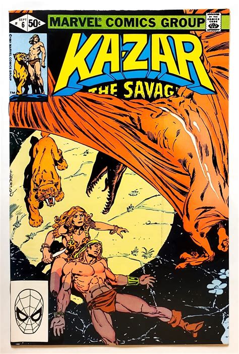 Ka Zar The Savage 6 Sept 1981 Marvel 6 0 FN Comic Books Bronze