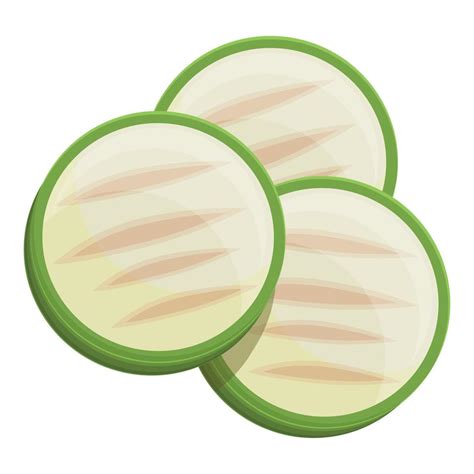 Courgette Grill Icon Cartoon And Flat Style Vector Art At