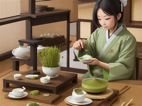 Premium Photo | Japanese matcha ceremony