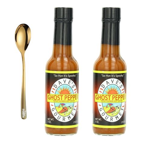 Amazon.com : Ghost Pepper Hot Sauce, 5 Oz - Flavor-Intense Naga Jolokia ...