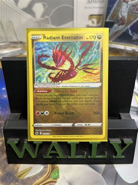 Radiant Eternatus 105 159 Near Mint Pokémon Crown Zenith Radiant Rare