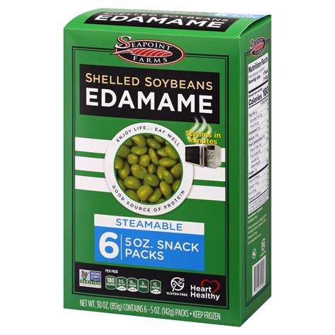 Seapoint Farms Edamame Shelled Soybeans Front Right Elevated