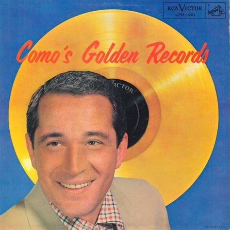 Como Perry Comos Golden Records Rca Victor Lpm 1981 Mono 1958