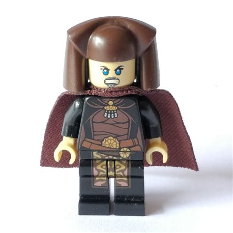 Lego Set Fig 004227 Luminara Unduli Dark Brown Hat And Cape