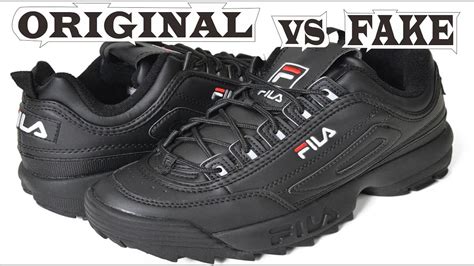 Fila Disruptor II Triple Black Original Fake YouTube