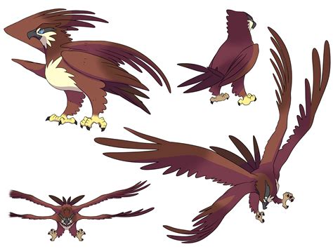 Sleek Four Winged Falcon Rfakemon