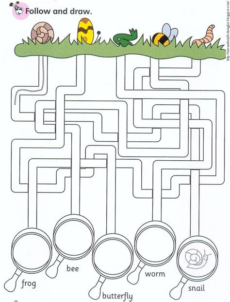 Pin de 🌈💐🐝☀️🍦🌱CINZIA STOPPA🦋🐞? en Preschool🚌 | Laberintos, Ingles para ...