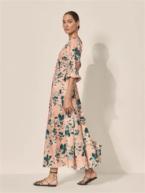 Kivari Jemima Maxi Dress Pink Elysian Collective