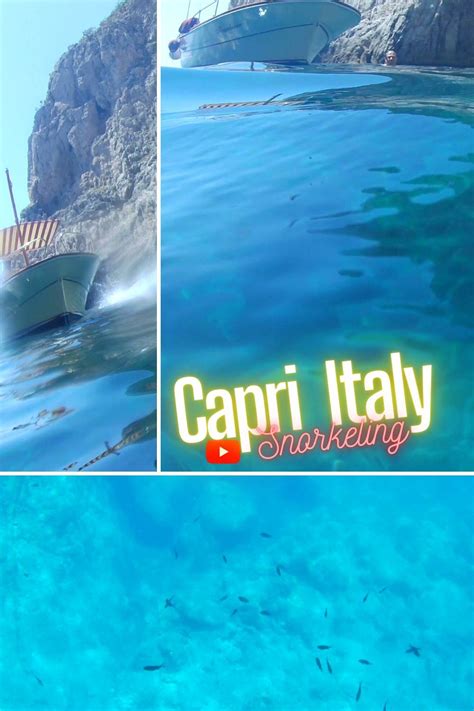 Capri Snorkeling Capri Italy Amalfi Coast Italy Capri Cosa Vedere A