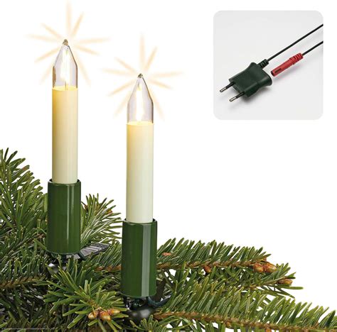 Hellum Lichterkette Kerzen Weihnachtsbaum Kerzen Lichterkette Innen