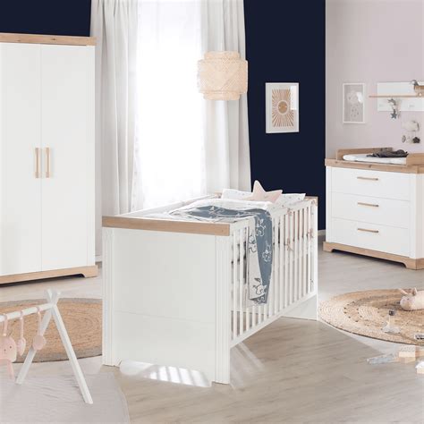 roba 2 teiliges Spar Set Babyzimmer Milan in Weiß BabyOne