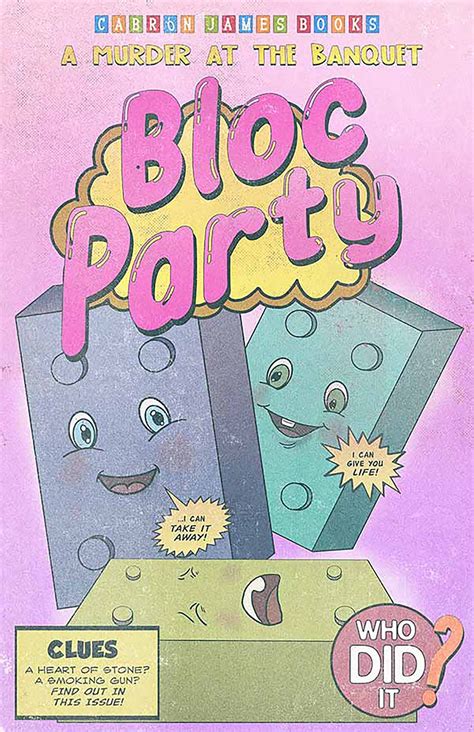 Bloc Party banquet Comic Book Print | Etsy