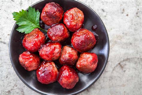 Cranberry Glazed Meatballs Recipe