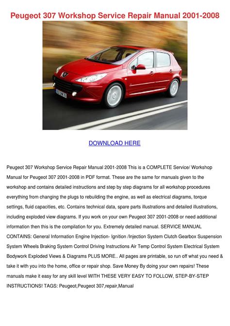 Peugeot Workshop Service Repair Manual By Darlenecameron Issuu