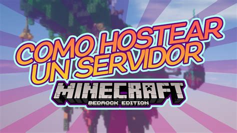 COMO CREAR TU SERVIDOR DE MINECRAFT BEDROCK PE Y HOSTEARLO EN TU PC