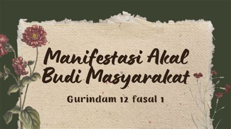 Manifestasi Akal Budi Masyarakat G Ipgp Flip Pdf Anyflip