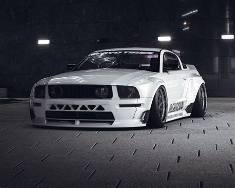 Shirokai Ford Mustang Gt S197 05 09 Widebody Kit Shirokai