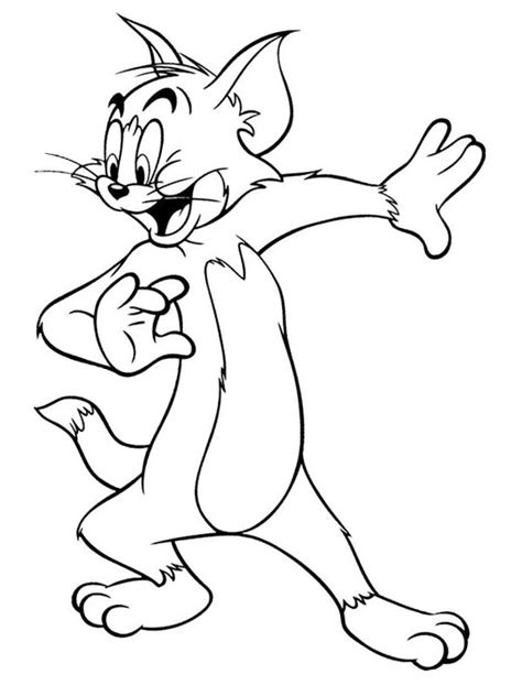 Tom Coloring Page Funny Coloring Pages