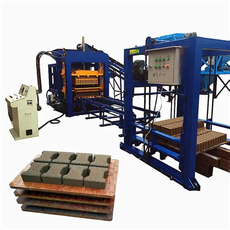 Hydraulic Concrete Auto Block Making Machine Hollow Solid Bricks Making