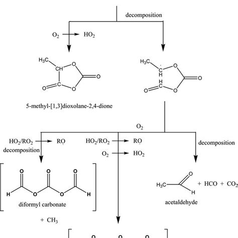 Scheme Possible Reaction Channels For The Alkoxy Radical Formed After