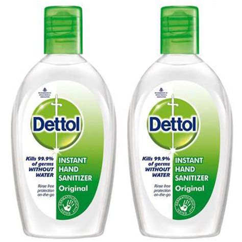 Dettol Orginal Hand Sanitizer 100 Ml 2x50 Ml Price Uses Side