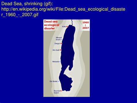 PPT - Dead Sea, satellite view: en.wikipedia/wiki/File:Dead_Sea_Galilee ...