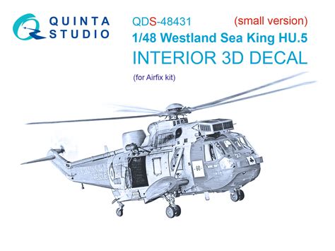 Westland Sea King Hu D Printed Coloured Interior On Decal