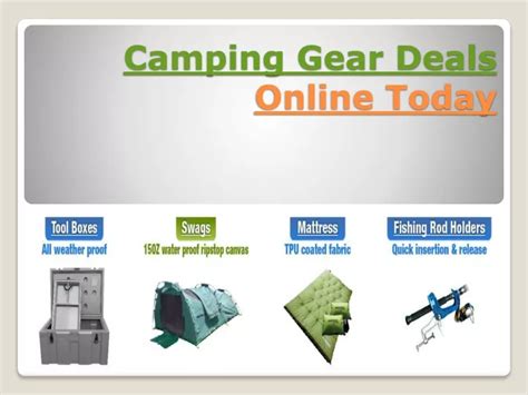 PPT - Camping Gear Deals Online Today PowerPoint Presentation, free ...