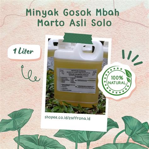 Jual MINYAK GOSOK MBAH MARTO ASLI SOLO 100 ORIGINAL KEMASAN 1