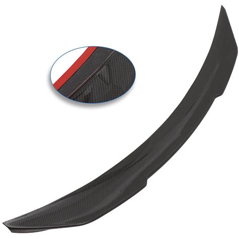 Eccpp High Kick Psm Ducktail Rear Trunk Spoiler Wing Carbon Fiber Fit