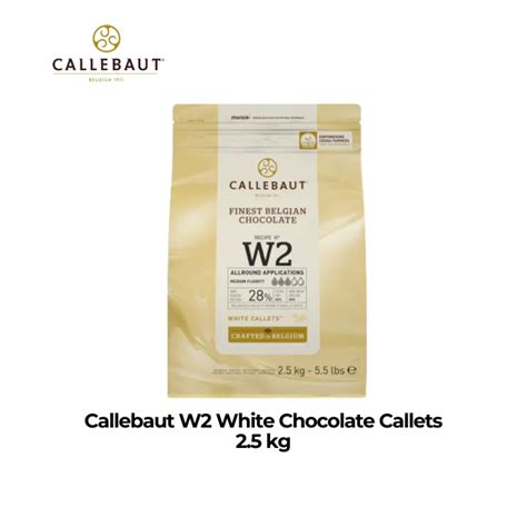 Callebaut W2 White Chocolate Callets 25 Kg W Insulated Bag Lazada Ph