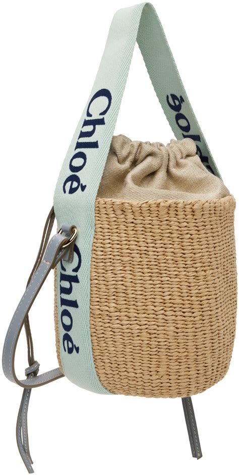 Chlo Beige Woody Basket Bag